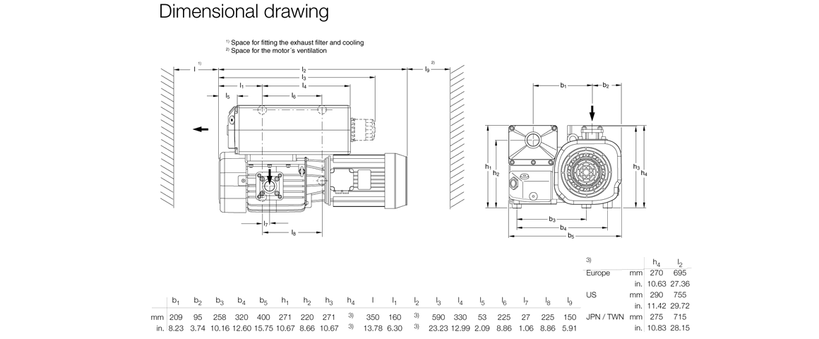 SOGEVAC SV100B單級旋片真空泵安裝尺寸圖.png